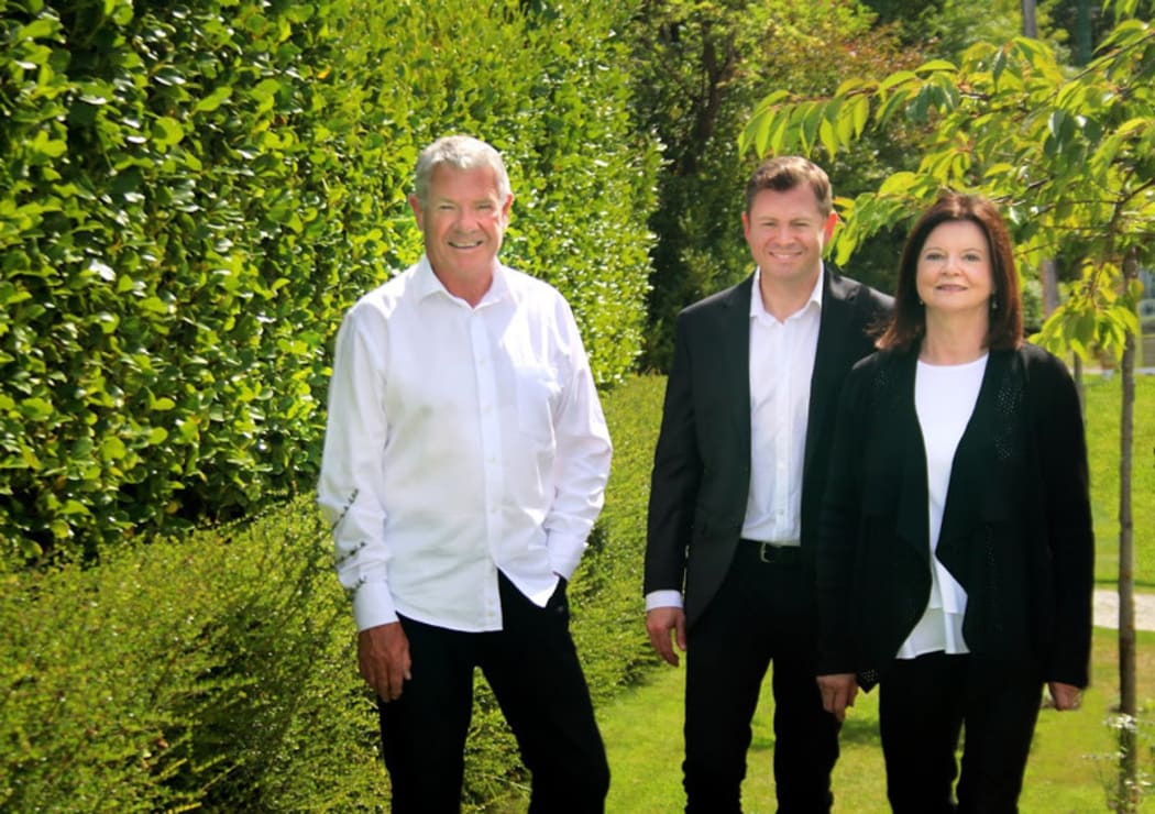 Former pop idol Craig Scott with wife Jo and son Adin in Arrowtown.