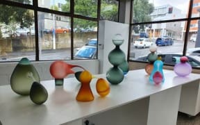 Works from Luke Jacomb's exhibition Alembics and Cucubitas at Masterworks gallery