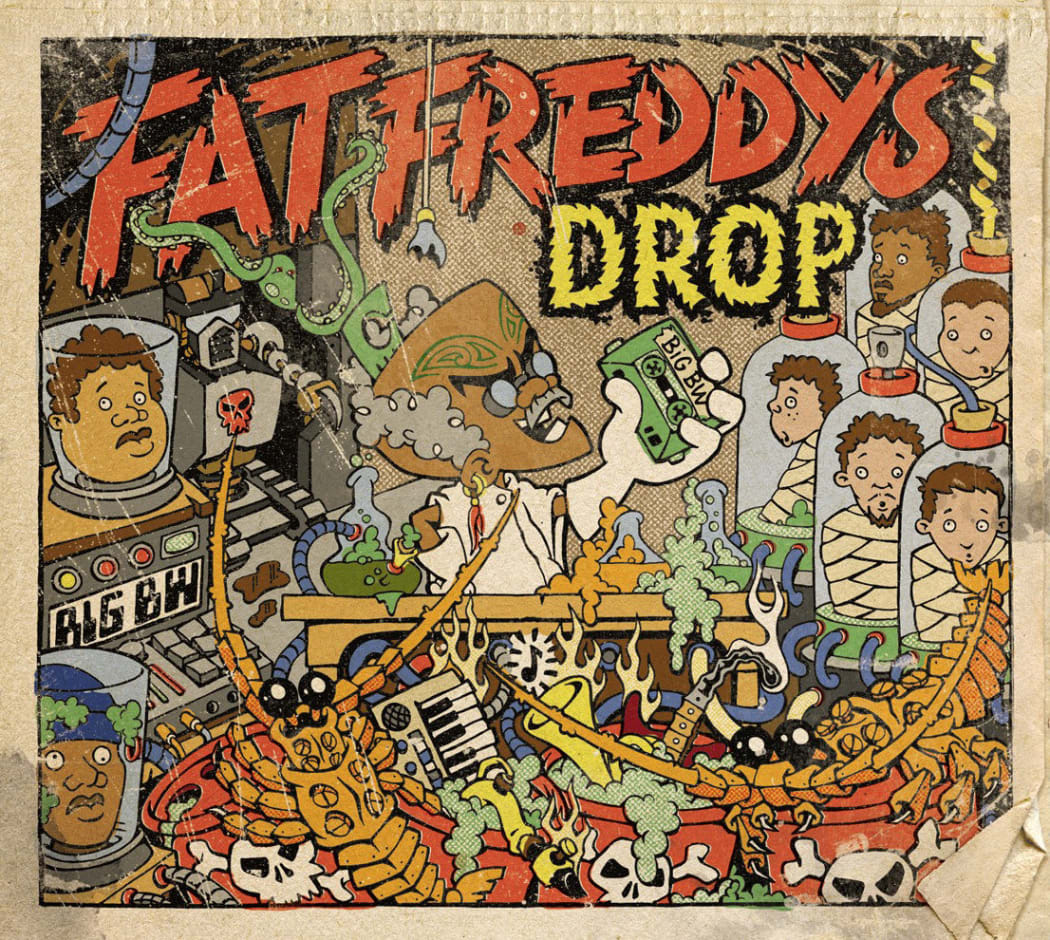 Fat Freddys Drop 'Dr Boondigga and the Big BW' album art by Otis Frizzell