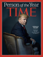 Donald Trump has been named as Time Magazine's Person of the Year, following his win in the US presidential election.