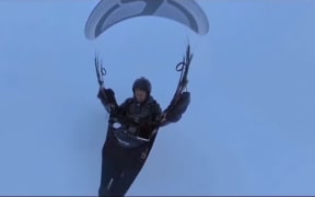 Chinese paraglider Peng Yujiang says he "definitely won't fly for a while" after surviving high altitude accident.