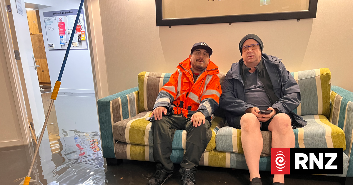 Residents of Wellington's Duckworth Lewis guesthouse wake to metre-high floodwaters