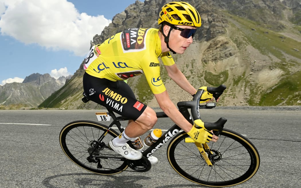 Jonas Vingegaard Jonas (DEN) of Team Jumbo-Visma during the 2022 Tour de France.