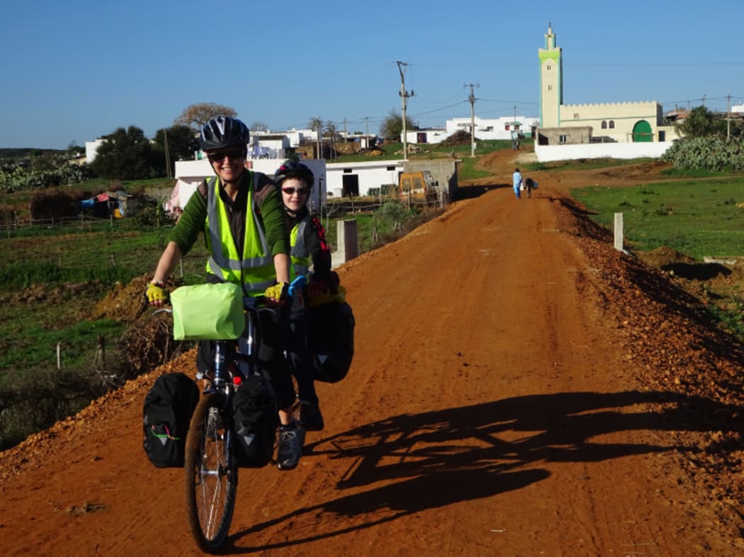 The Monk family, Dave, Rachel and sons Dylan, and Lewis, recently went on a cycle tour of Morocco...