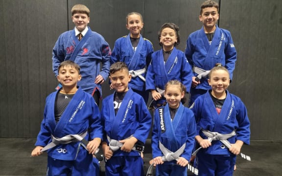 The team from Combat Centre which travels to Las Vegas in July.