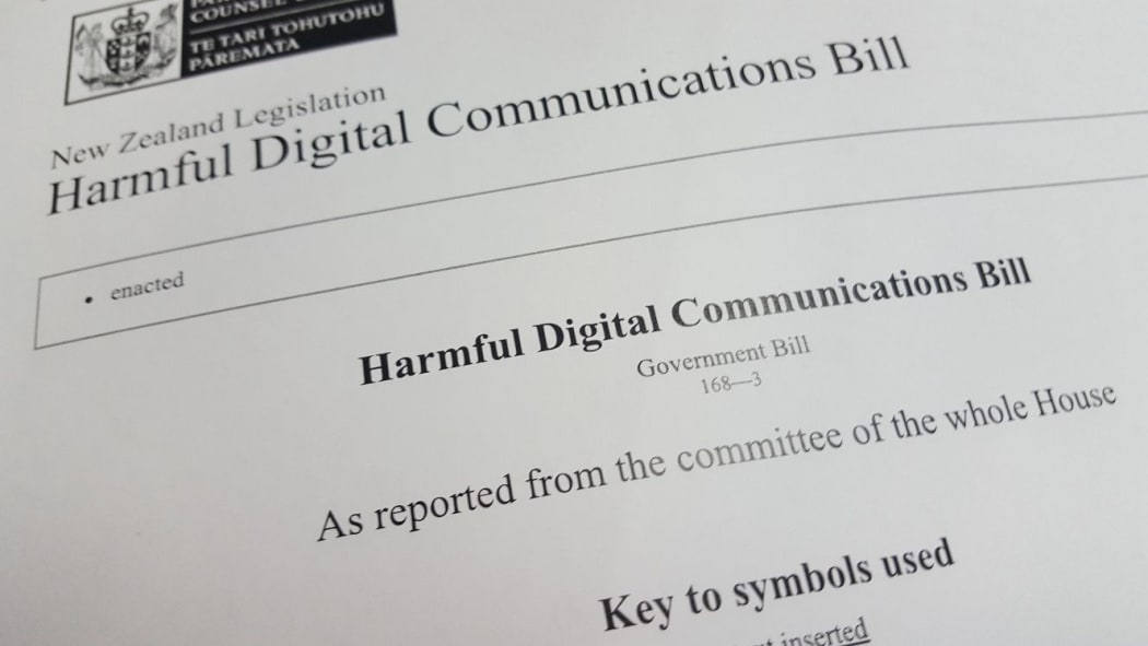 Harmful Digital Communications Bill