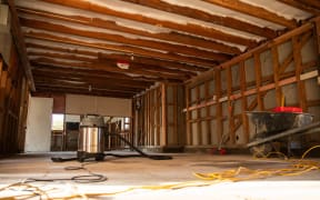 Damaged home in Wairoa following the mid year flooding