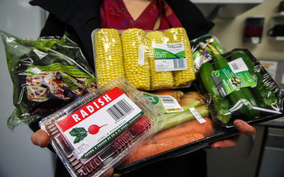 Packaged food.