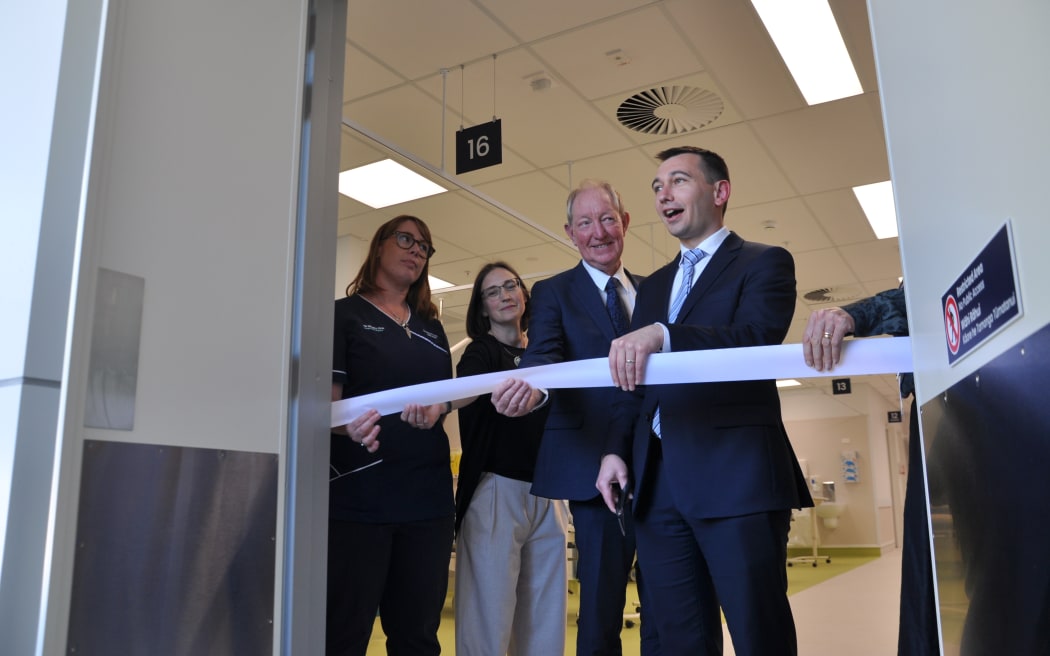 Health Minister Simeon Brown and Nelson Mayor Nick Smith opening the new emergency department at Nelson Hospital.
