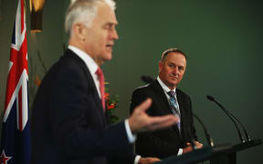 Australian Prime Minister Malcolm Turnbull and New Zealand Prime Minister John Key