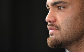 Dylan Walker during a Warriors training and media session at Go Media Stadium in Auckland.