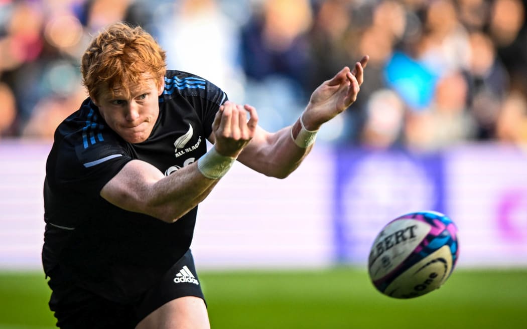 2022 Autumn International, BT Murrayfield, Edinburgh, Scotland 13/11/2022 
Scotland vs New Zealand   
New Zealand's Finlay Christie 
Mandatory Credit ©INPHO/Craig Watson