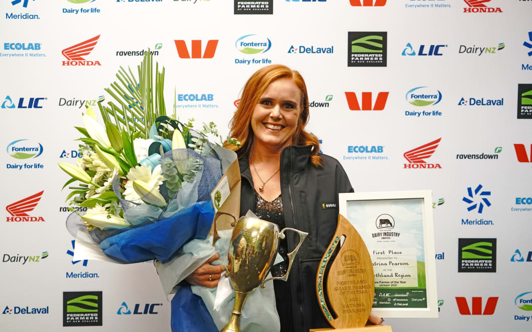 Katrina Pearson was named winner of the 2021 Northland Share Farmer of the Year.