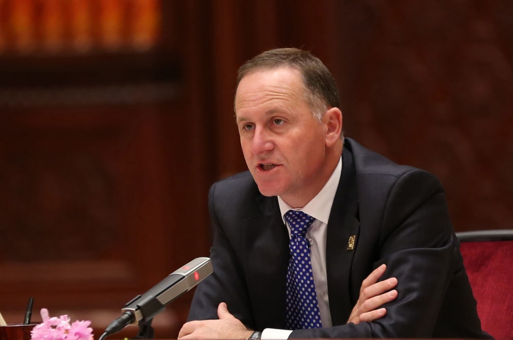 John Key at APEC in Beijing.