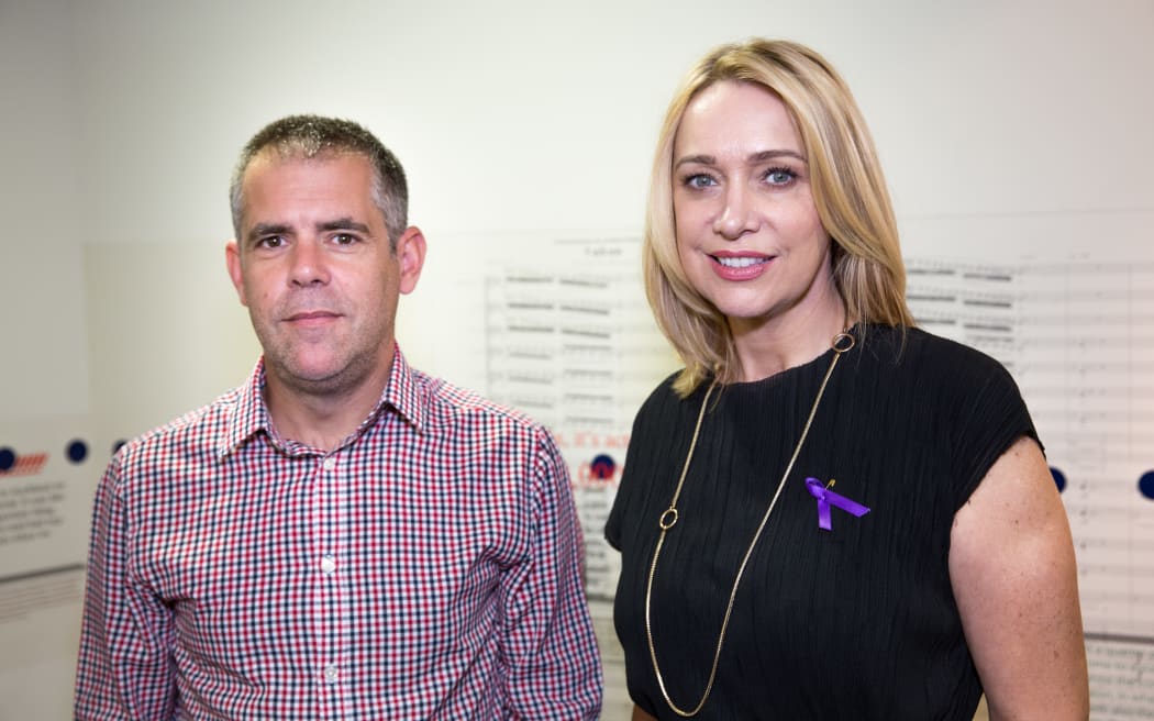 Mark Stevens (left) and Alison Mau (right)