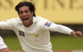 The Pakistan fast bowler and convicted spot fixer Mohammad Amir.