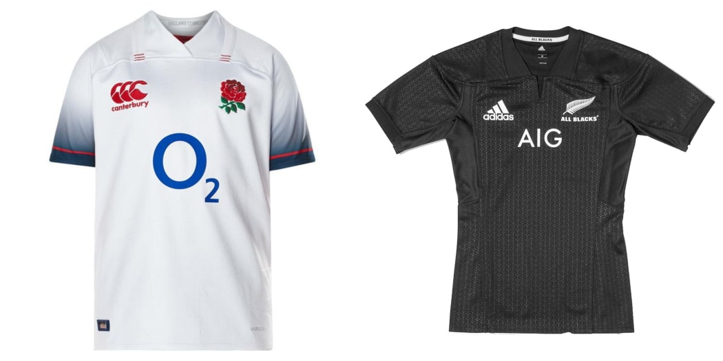 England AB rugby shirts