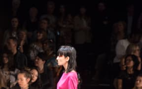 Kate Sylvester closes the trade week with colour blocking and 80s glam