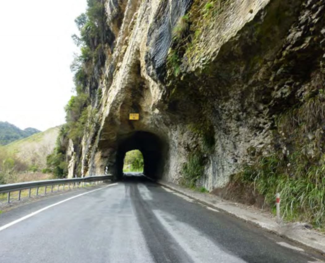 The Awakino Tunnel.