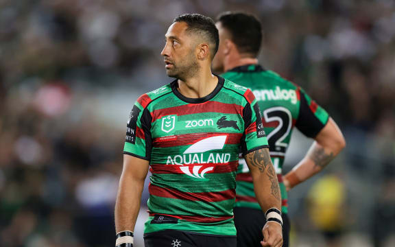 Benji Marshall of the Rabbitohs 2021.