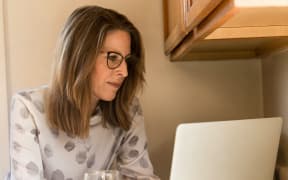 woman on laptop