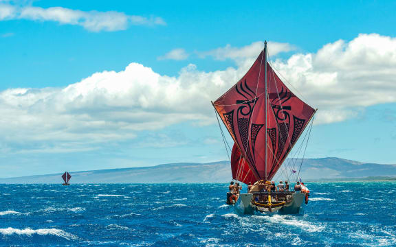 The va’a moana Fa’afaite i te Ao Mā’ohi.