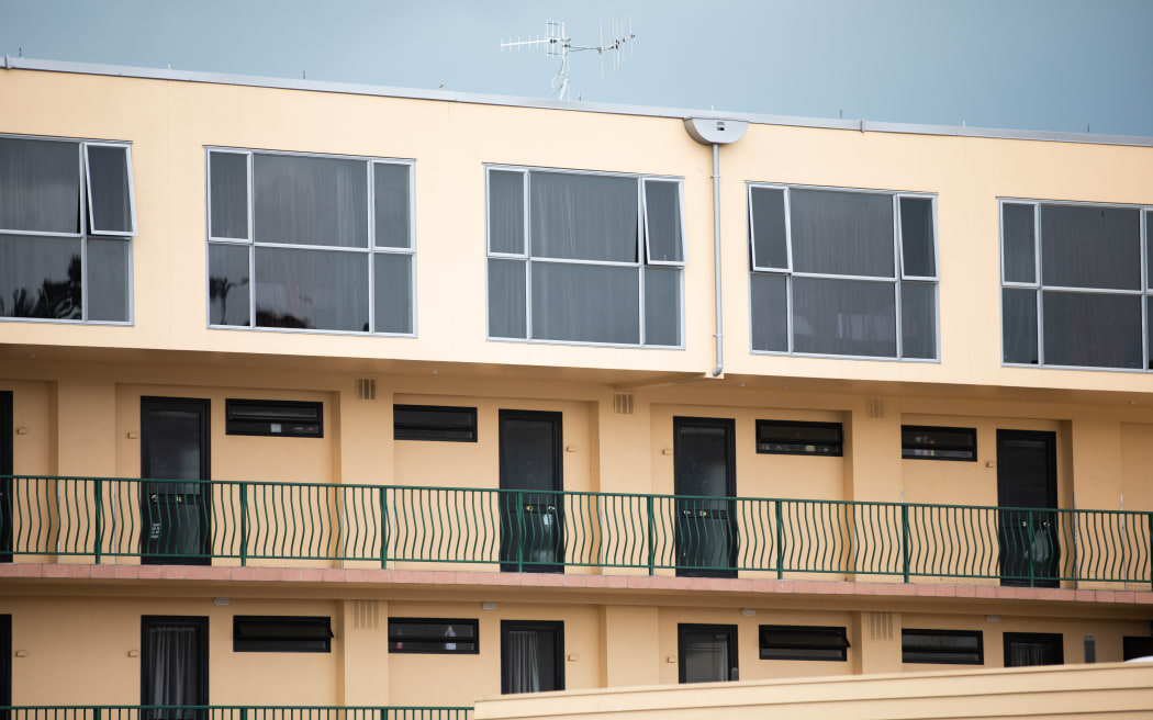 Blue Water Hotel in Napier was providing emergency housing.