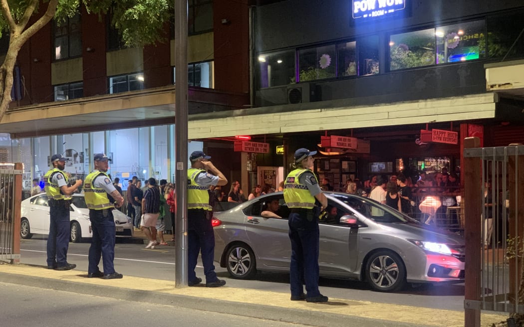 Wellington police are being accused of intimidating bar patrons.