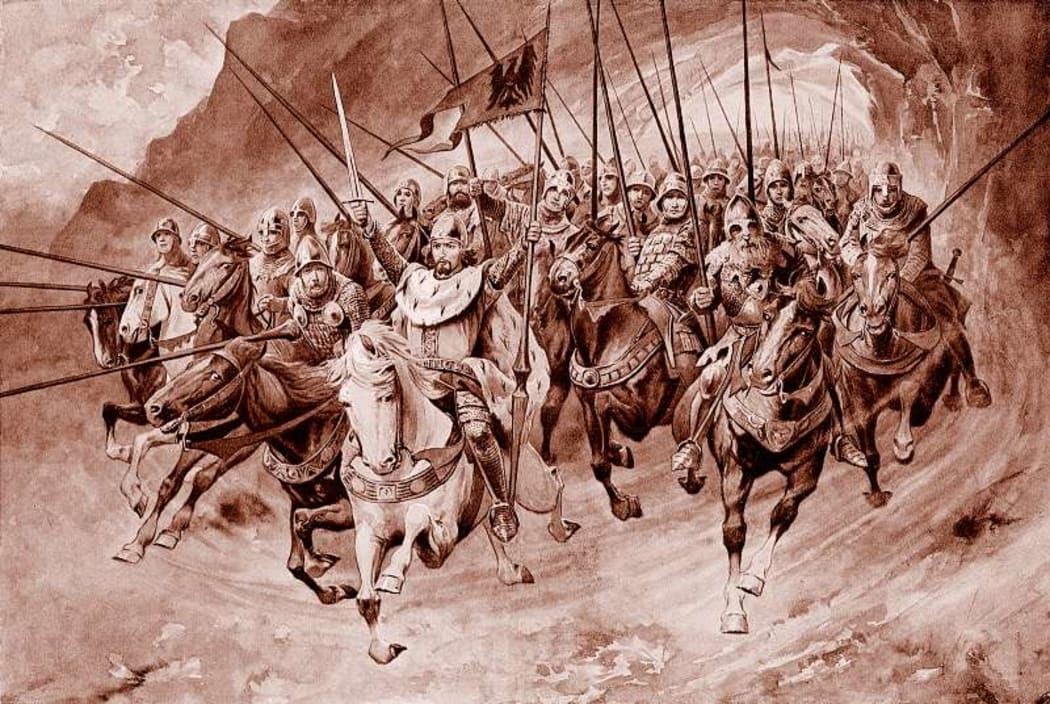 St Wenceslas and his knights