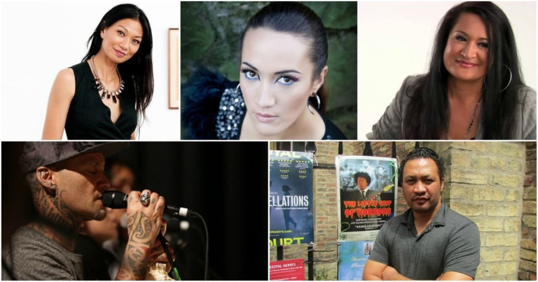 Boh Runga, Ria Hall, Annie Crummer, Tiki Taane, Laughton Kora