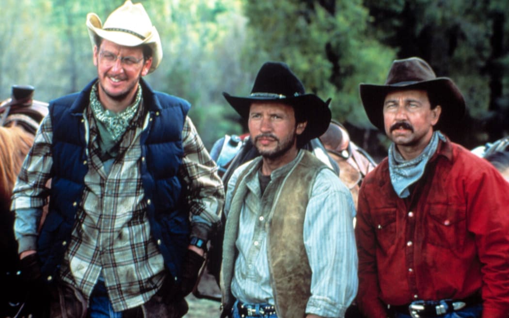 Daniel Stern, Billy Crystal and the late, great, Bruno Kirby in City Slickers (1991).