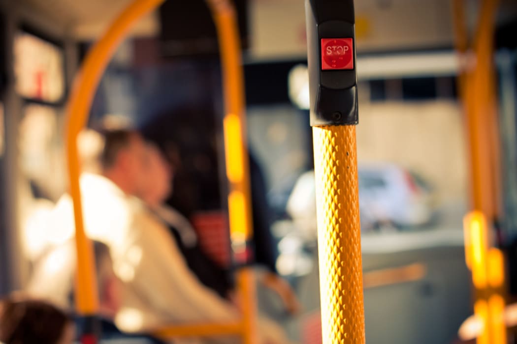 A file photo shows the interior of a bus.