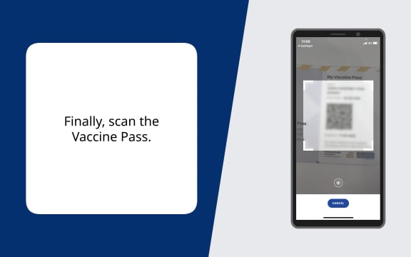 Instructions from Ministry of Health on how to use the NZ Pass Verifier app.
