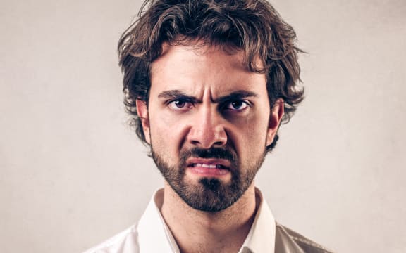 angry man