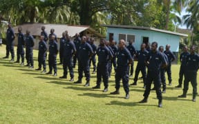 New recruits for the Community Safety Team for East Santo.