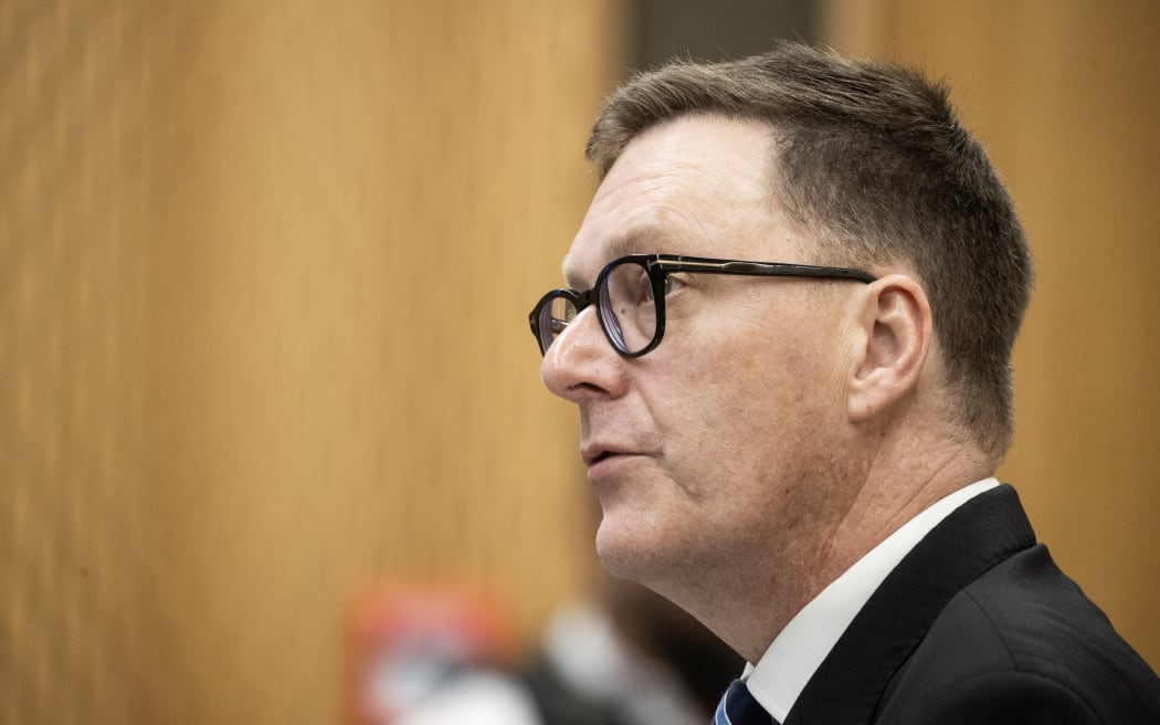 An inquest into the March 15th Terror attack is into its second day in the Christchurch District Court. Pictured: David Boldt - counsel assisting the coroner.
25 October 2023 New Zealand Herald Photograph by George Heard