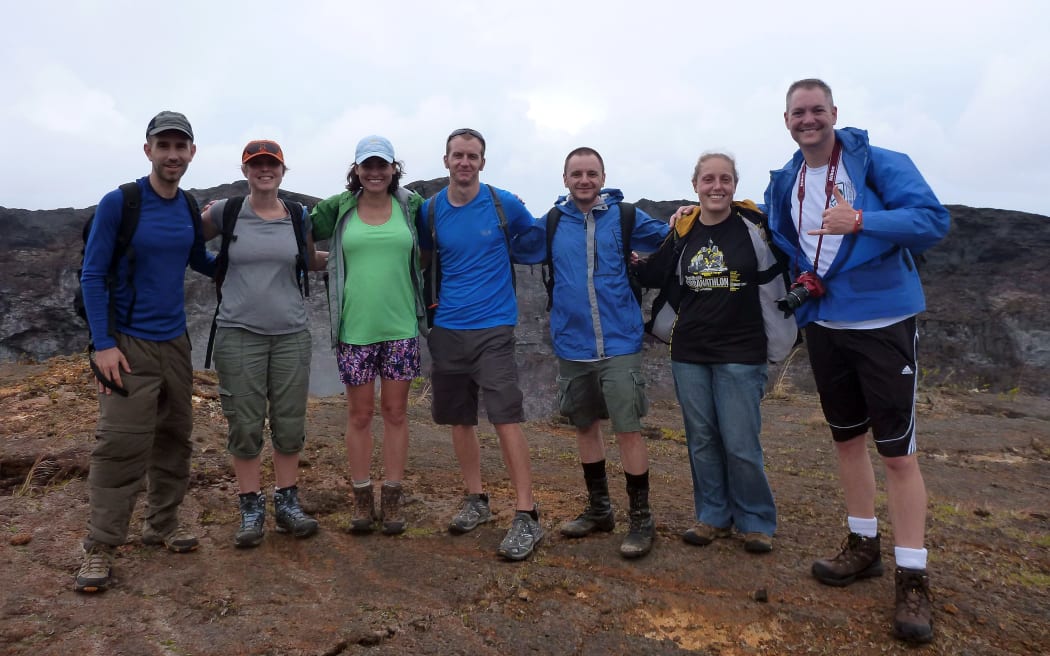 The team (L-R): Brian Shiro, Sophie Milam, Joceyln Dunn, Zak Wilson, Allen Mirkadyrov, Martha Lenio and Neil Scheibelhut