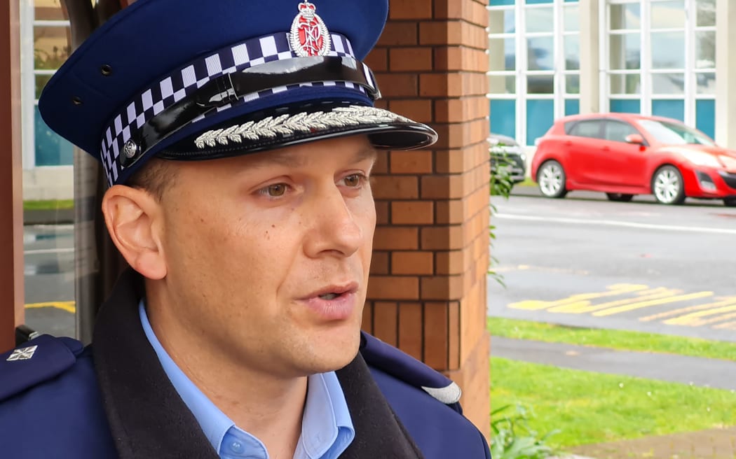 Waikato West Area Commander Inspector Will Loughrin.