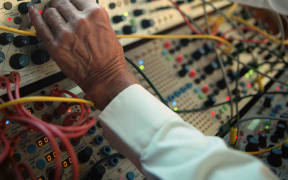 Suzanne Ciani at work on a Buchla 200e synthesiser.