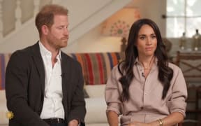 Prince Harry and Meghan Markle in an interview with CBS News Sunday Morning.