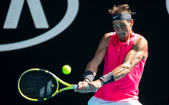 Spanish tennis star Rafael Nadal.