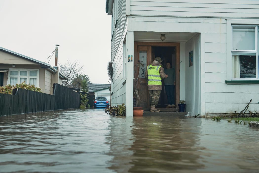 The army has helped evacuate residents in Buller
