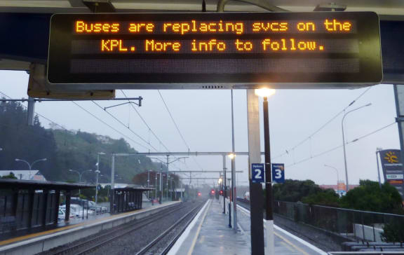 Some rail lines were closed.