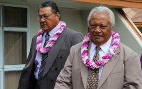 House Speaker Savali Talavou Ale and Senate President Gaoteote Palaie Tofau.