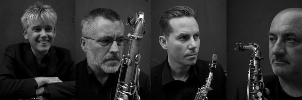 Delta Saxophone Quartet: Chris Caldwell, Tim Holmes, Graeme Blevins, Pete Wyman