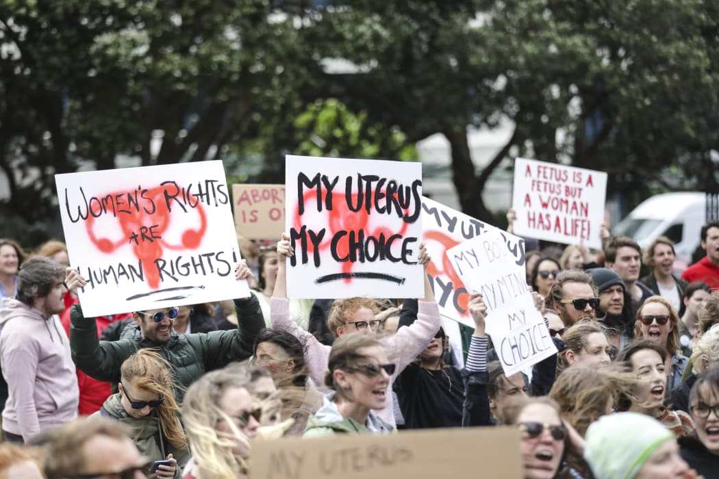 Abortion rally.