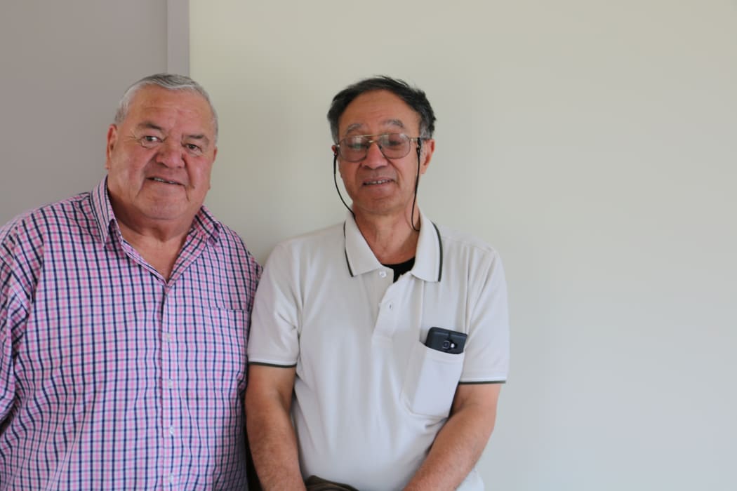 Ngāti Kahu Te Pura Trust Chairman Piripi Hikairo and Vice Chair Mita Rahiri.
