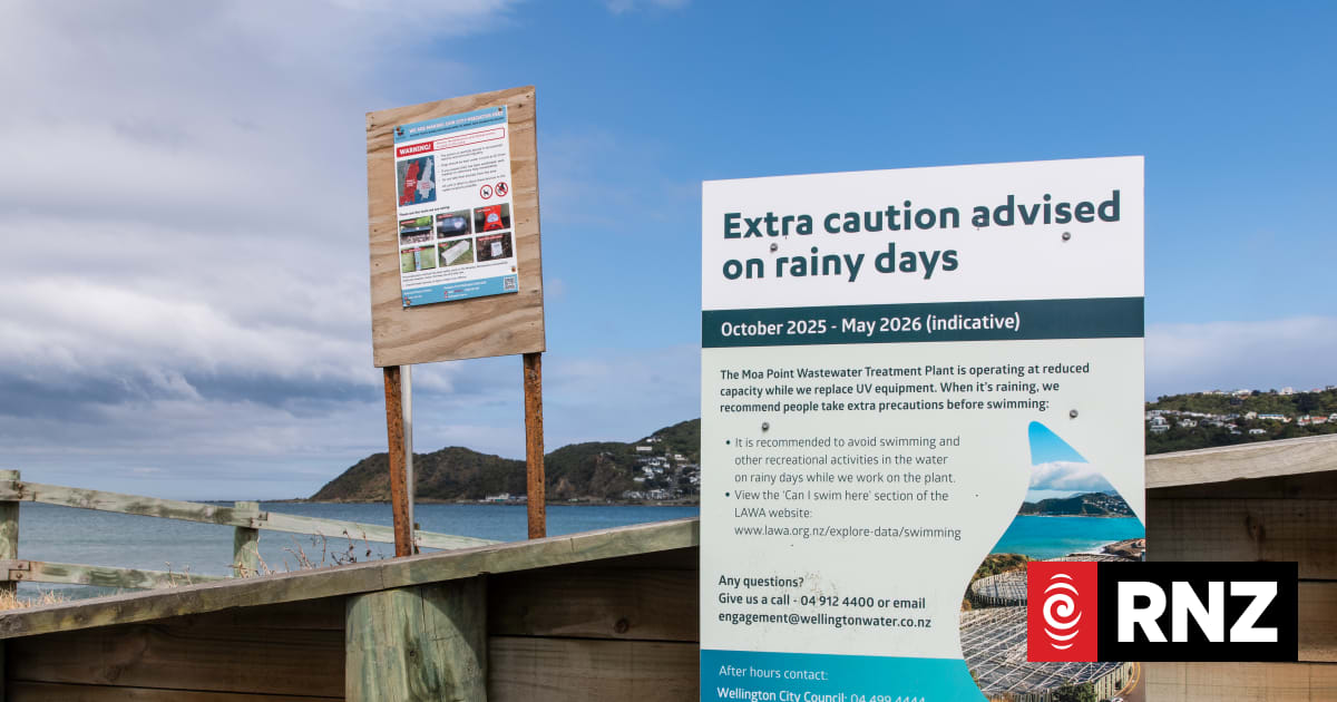 More sewage discharged into Wellington coastal waters