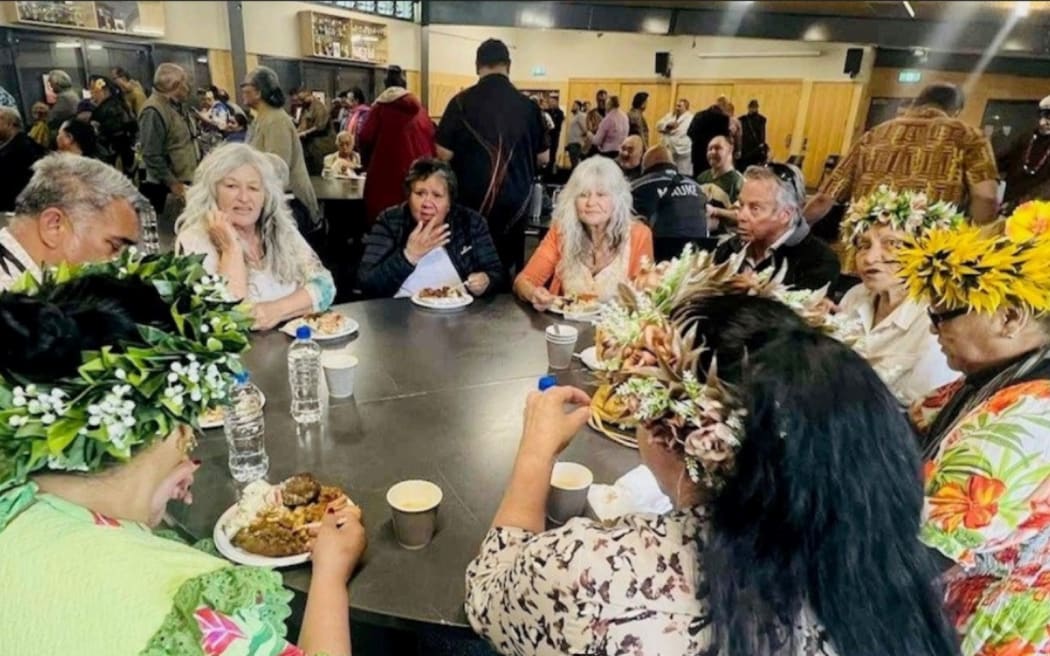 Pacific elders share food and fellowship at a Rewa Seniors(Faliu le La) gathering in Manurewa.