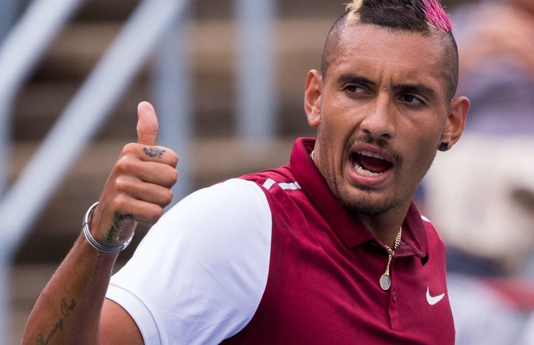 Australian Nick Kyrgios was unable to beat former US Open champion Andy Murray.